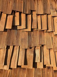 Full frame shot of hardwood floor