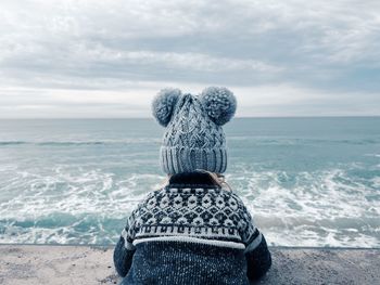 Boy and sea