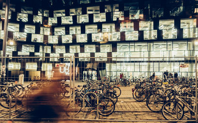 Man cycling on bicycle