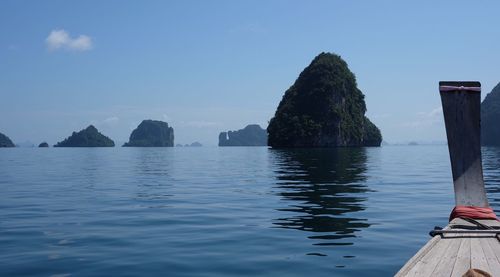 Panoramic view of sea against sky