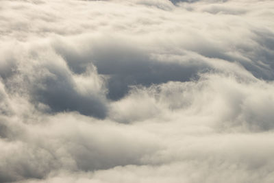 Low angle view of clouds in sky