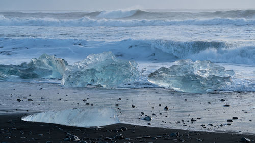 Glacier lagoon jökulsarlon, iceland