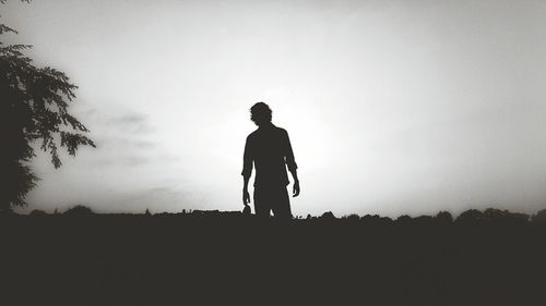 People standing on landscape