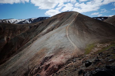 Iceland mountains.