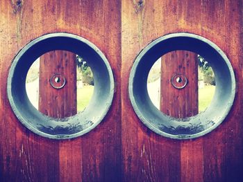 Full frame shot of wooden door