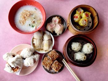 Close-up of served food