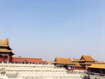 People at forbidden city