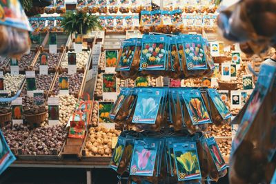 Market stall for sale in store