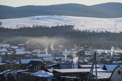 Khuzir village during winter