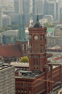 View of buildings in city