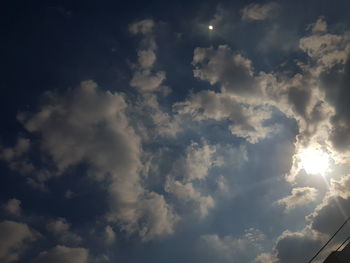 Low angle view of sky