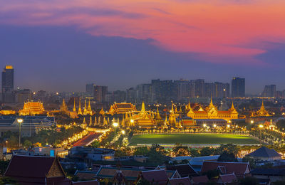 The grand palace. popular tourist attraction landmarks of bangkok. thailand. jan13, 2019