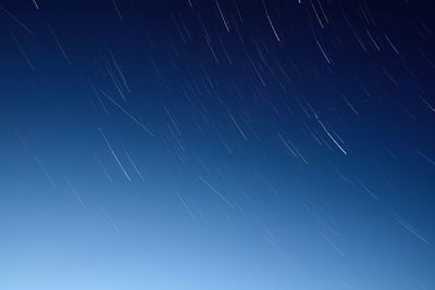 Low angle view of star field at night