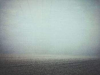 View of foggy weather