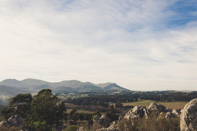 Scenic view of landscape against sky