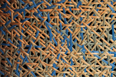 Full frame shot of patterned roof