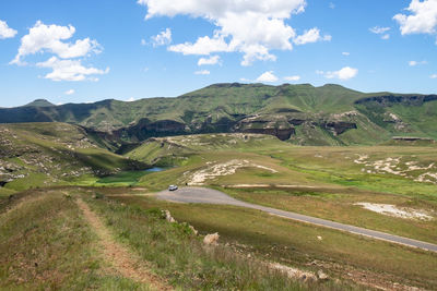 Scenic view of landscape against sky