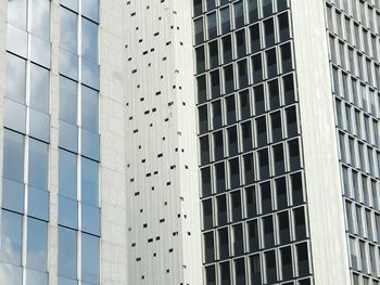 Low angle view of modern building in city