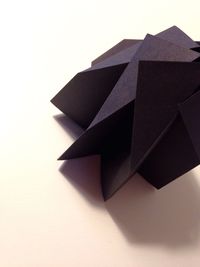 Close-up of food over white background