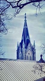 Low angle view of cathedral against sky