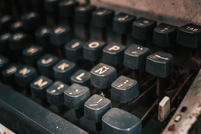 Full frame shot of computer keyboard