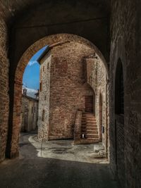 Entrance of old building