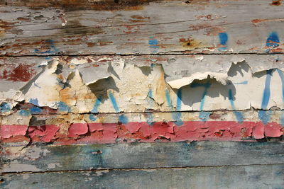 Full frame shot of weathered wall