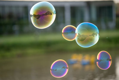 View of bubbles