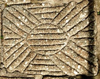 Full frame shot of wooden stone