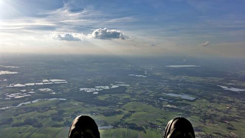 Scenic view of landscape against sky