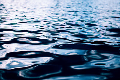 Full frame shot of rippled water