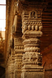 Architectural detail of a temple