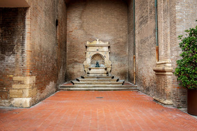 View of entrance of temple