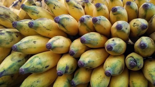 Full frame shot of fruits for sale at market stall