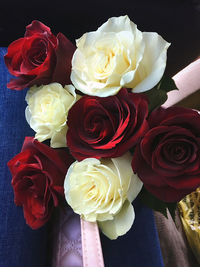 Close-up of rose bouquet