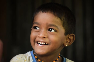 Portrait of smiling boy