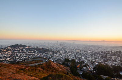 Aerial view of cityscape