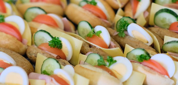Full frame shot of food