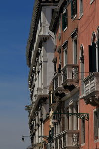 Low angle view of historic building against sky