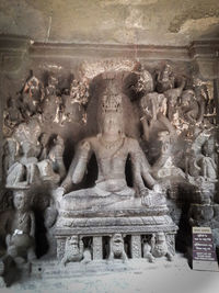 Statue of buddha in temple