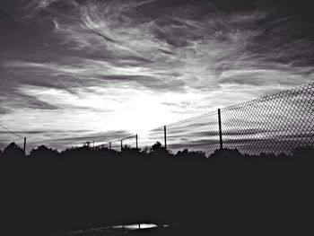 Low angle view of cloudy sky