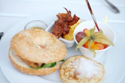 Close-up of food in plate