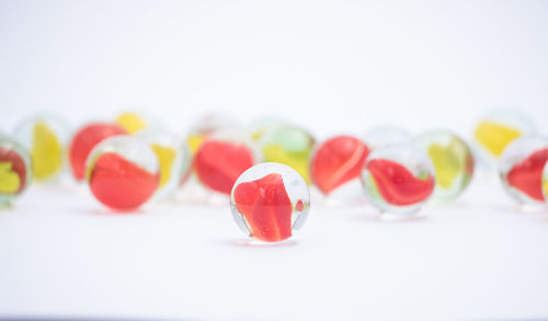 Close-up of colorful candies