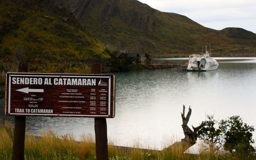 Scenic view of calm lake