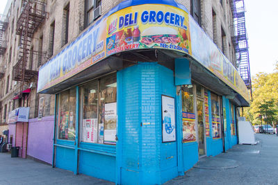 Multi colored text on wall in city