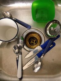 Directly above shot of food in bowl
