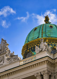 Low angle view of building against sky