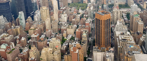 Aerial view of city