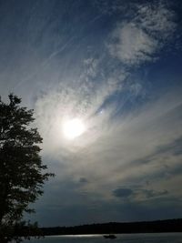 Scenic view of landscape against sky at sunset