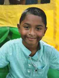 Portrait of smiling boy